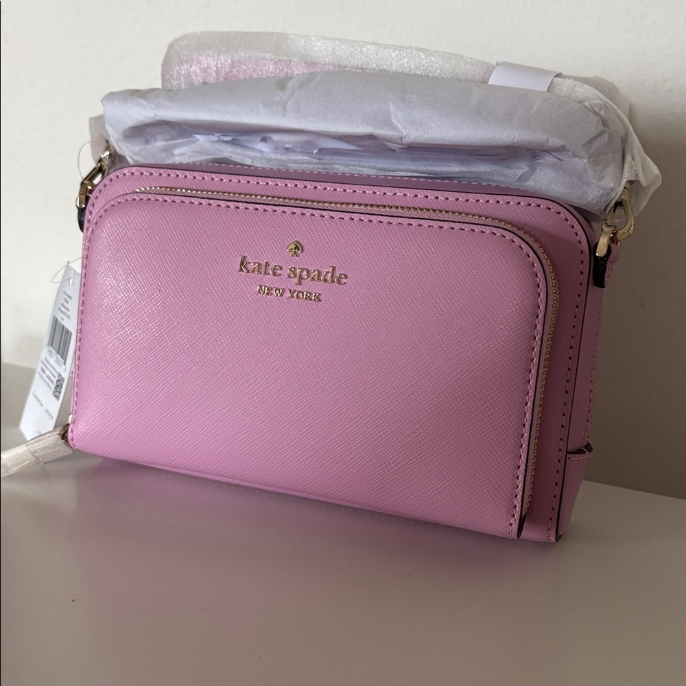 Kate Spade Saffano Leather Berry Crossbody new with tag